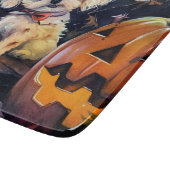 Planche À Découper Halloween Bichon Frise Avec La Peur Citrouille (Coin)