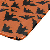 Planche À Découper Halloween chauves-souris noires orange cool éffray (Coin)