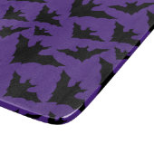 Planche À Découper Halloween chauves-souris violet cool éffrayant mot (Coin)
