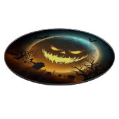 Planche À Découper Halloween/citrouille/lune/automne (Coin)