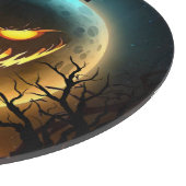 Planche À Découper Halloween/citrouille/lune/automne (Coin)