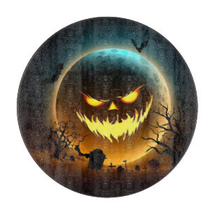 Planche À Découper Halloween/citrouille/lune/automne
