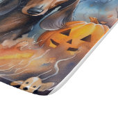 Planche À Découper Halloween Dachshund Avec La Peur Citrouille (Coin)