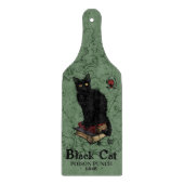 Planche À Découper Halloween de chat noir (Devant)