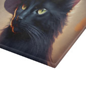 Planche À Découper Halloween de chat noir (Coin)