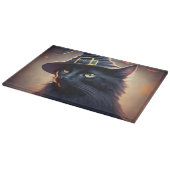 Planche À Découper Halloween de chat noir (Coin)