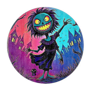 Planche À Découper Halloween de nuit éffrayante conception créatrice