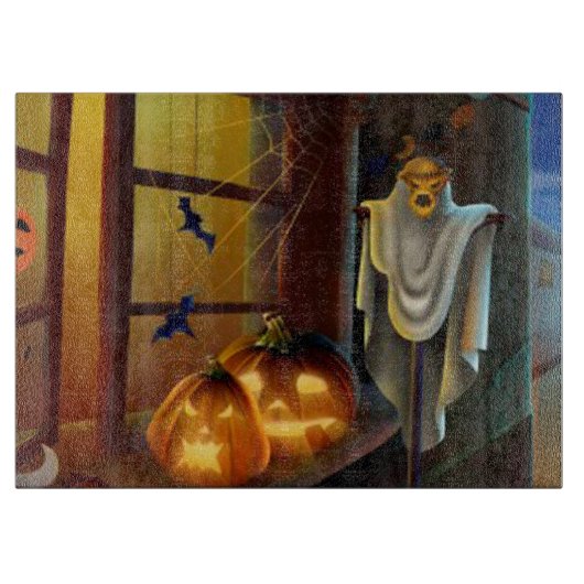 Planche À Découper Halloween Décoratif Verre Décoratif Planche/Fantôm (Devant)