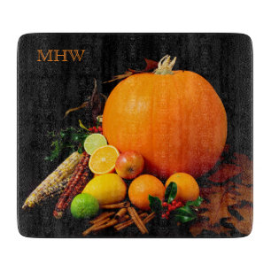 Planche À Découper Halloween Fruits sur mesure monogramme