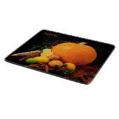 Planche À Découper Halloween Fruits sur mesure monogramme (Coin)