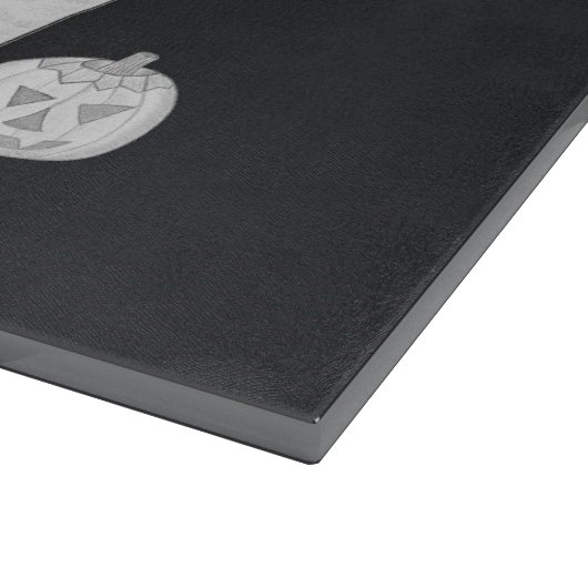 Planche À Découper Halloween la nuit avec Haunted House, chauves-sour (Coin)