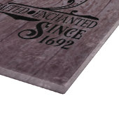 Planche À Découper Halloween Purple Grunge Gothique Salem Broom Compa (Coin)