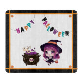 Planche À Découper Halloween/sorcière/automne/octobre (Devant)