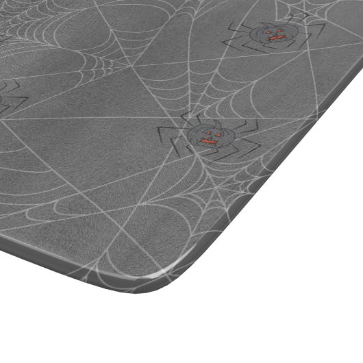 Planche À Découper Halloween spiders web and pumpkins   (Coin)