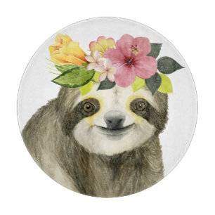 Planche À Découper Halo tropical   Sweet Sloth
