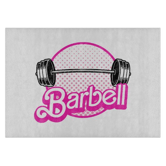 Planche À Découper Haltère - rose (Devant)