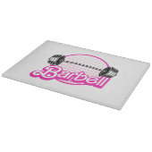 Planche À Découper Haltère - rose (Coin)