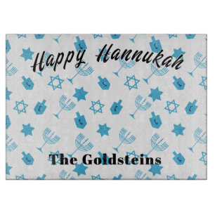 Planche À Découper Hannukah Menorah Set de table à la chandelle