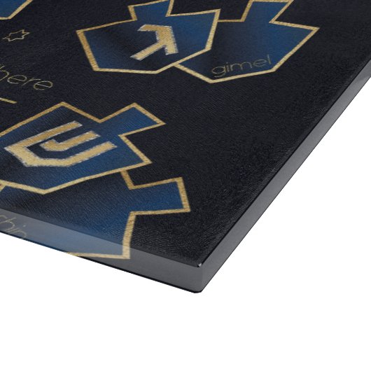 Planche À Découper Hanukkah A Great Miracle Navy Blue (Coin)