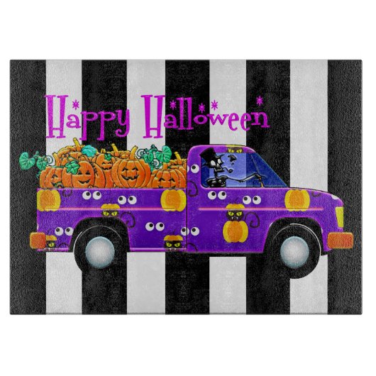 Planche À Découper Happy Halloween Skeleton Driver (Devant)