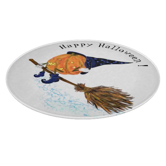 Planche À Découper Happy Halloween sorcière Citrouille Volant Chambre (Coin)