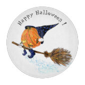 Planche À Découper Happy Halloween sorcière Citrouille Volant Chambre (Devant)