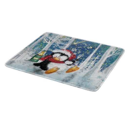 Planche À Découper Happy Penguin - Noël (Coin)