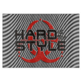 Planche À Découper HARD est mon STYLE - bandes noir & blanc (Devant)