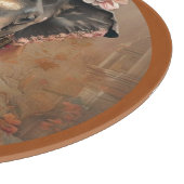 Planche À Découper Harmonie florale des éléphants (Coin)