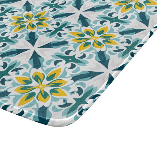 Planche À Découper 💛 Harmonie 💚 VerdeSol Azulejo (Coin)