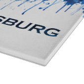 Planche À Découper Harrisburg Pennsylvania Skyline Blue (Coin)