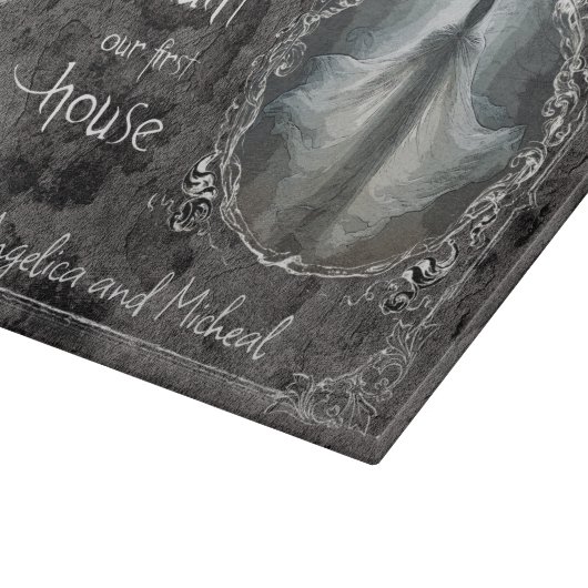 Planche À Découper Haunt Our First House Mariage (Coin)