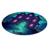 Planche À Découper Haunween Ghost House Design (Coin)