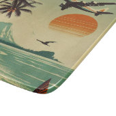 Planche À Découper Hawaï vintage/tropical (Coin)