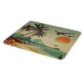 Planche À Découper Hawaï vintage/tropical (Coin)