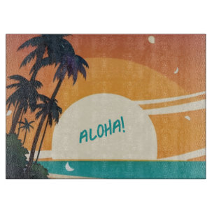 Planche À Découper Hawaiian/Aloha/Tropical/plage