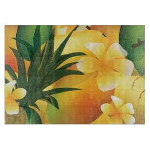 Planche À Découper Hawaiian Luau Tropical Food Cutting Board