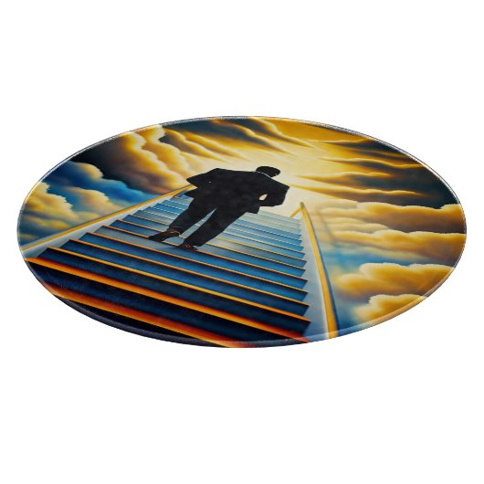 Planche À Découper Heavenly Stairs Christian Art Cutting Board (Coin)
