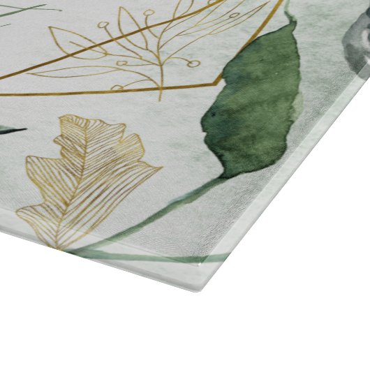 Planche À Découper Hébreu Rosh Hashana Salutations Aquarelle Challah (Coin)