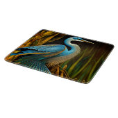 Planche À Découper Héron bleu à Reeds (Coin)