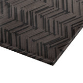 Planche À Découper Herringbone Faux Wood 3D (Coin)