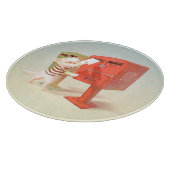 Planche À Découper Heure de publication - Chat avec boîte aux lettres (Coin)