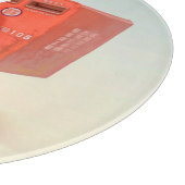 Planche À Découper Heure de publication - Chat avec boîte aux lettres (Coin)