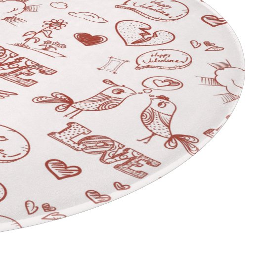 Planche À Découper Heureuse Sainte-Valentin (Coin)