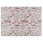 Planche À Découper Heureuse Sainte-Valentin (Devant)