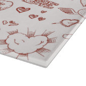 Planche À Découper Heureuse Sainte-Valentin (Coin)