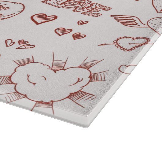 Planche À Découper Heureuse Sainte-Valentin (Coin)