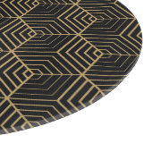 Planche À Découper Hexagonal Harmony : Art Déco Elegance (Coin)