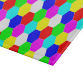 PLANCHE À DÉCOUPER HEXAGONS COLORÉS (Coin)