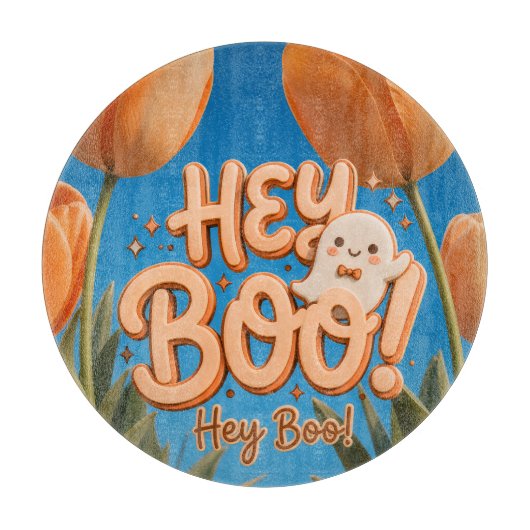 Planche À Découper Hey Boo ! Halloween (Devant)
